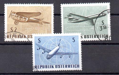 Austria Aéreo Nº Yvert 63/65 (o)